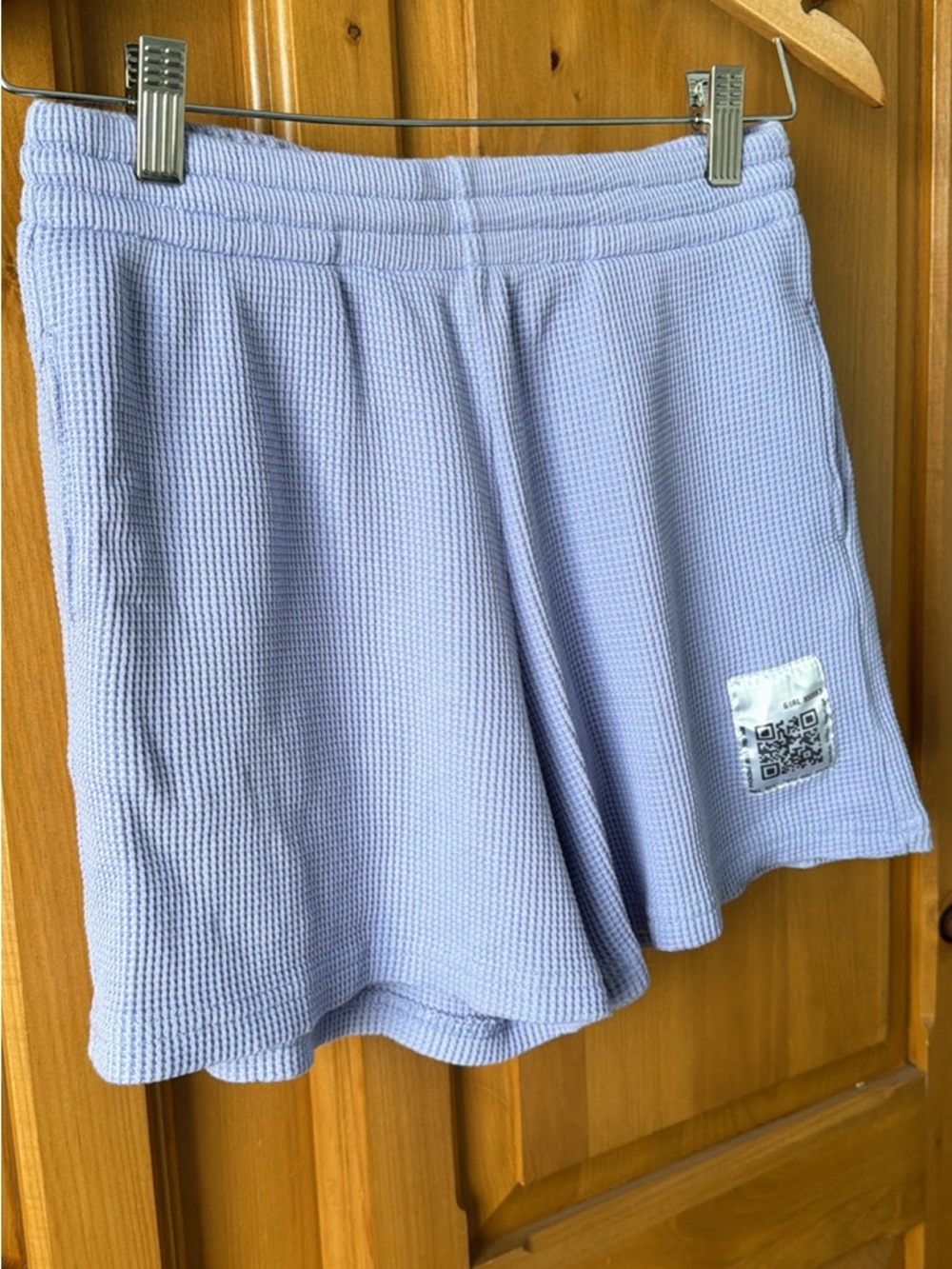Girl Crush Waffle Knit Lavender Lounge Shorts
